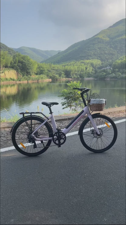 Luluyoung-Ebike T2 Sakura Pink